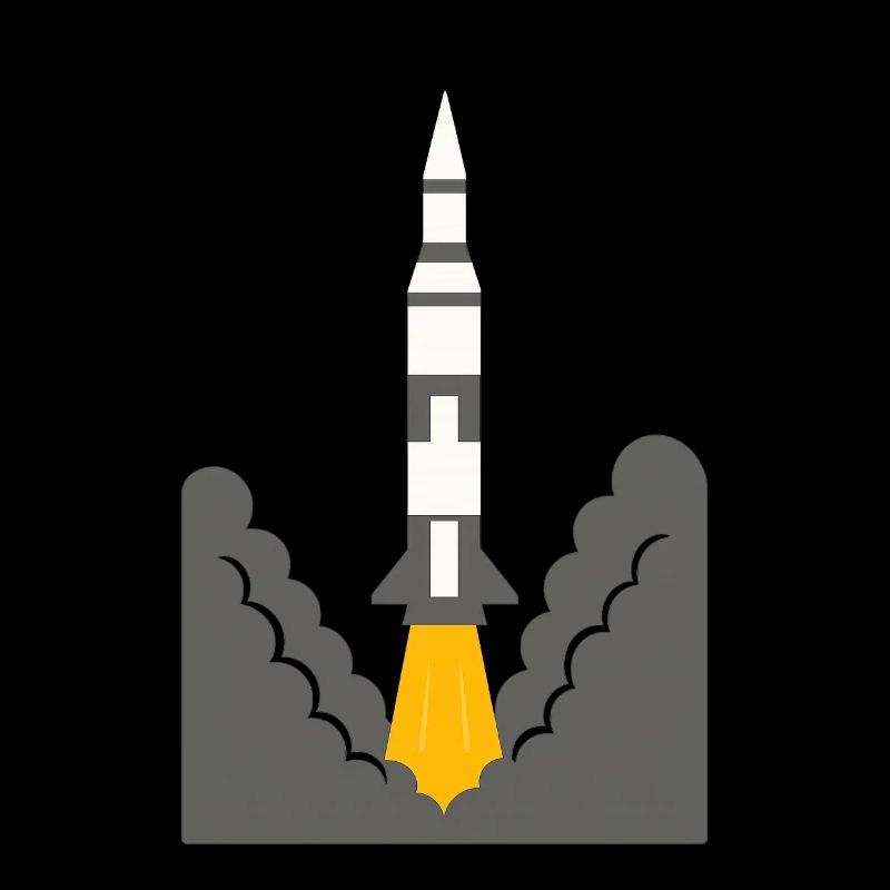 Lancement de fusée