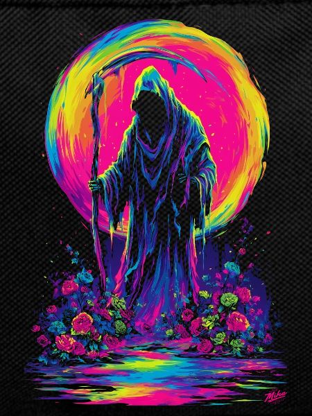 Neon-Sensenmann
