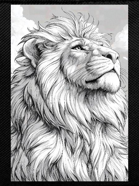 Illustration of a lion