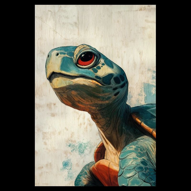 Illustration einer Schildkröte