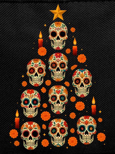 Sugar Skull Christmas Tree Design