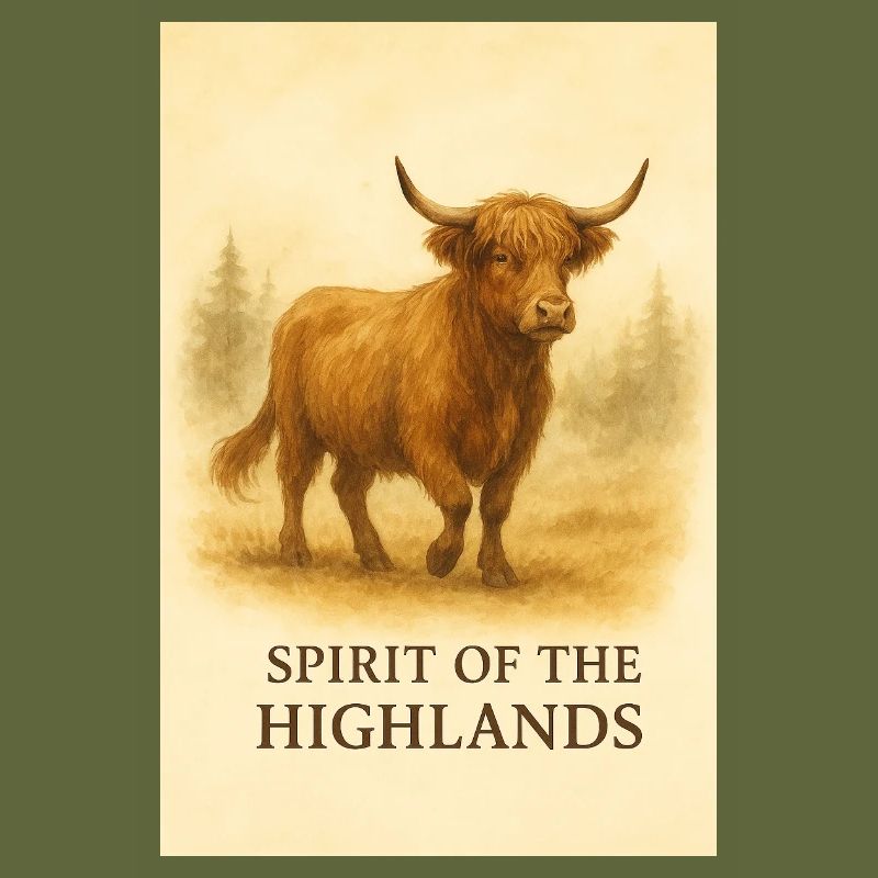 Der Geist der Highlands-Kuh