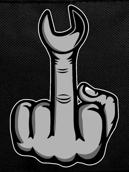 Middle Finger Stinker Finger Wrench