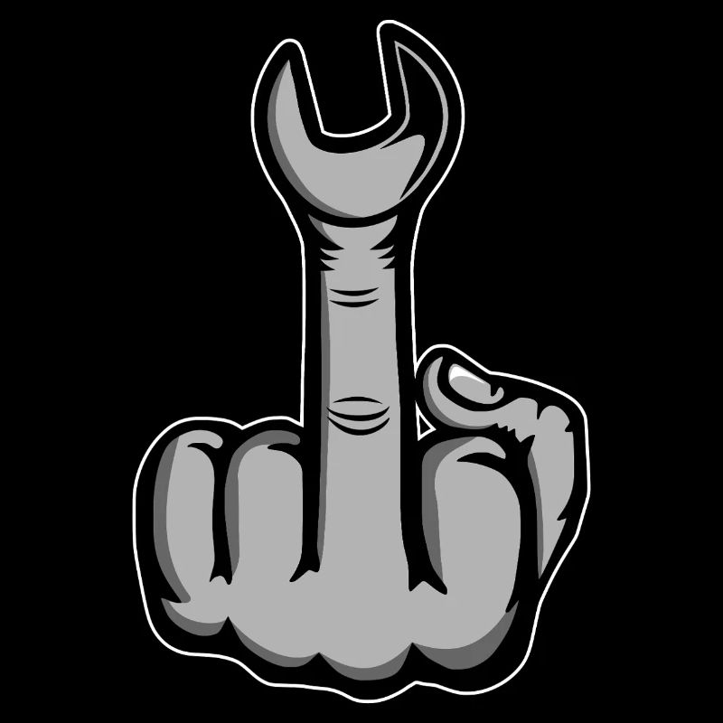 Middle Finger Stinker Finger Wrench