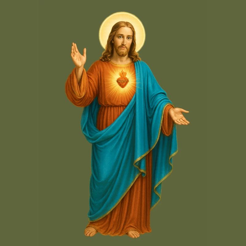 Sacred Heart Iconic Print