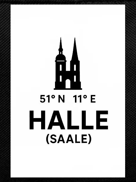 Halle Saale Silhouette Landmark