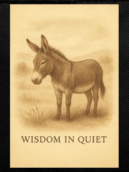 Donkey wisdom at rest