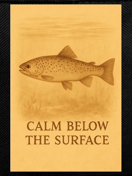 Calm Below the Surface Trout Print
