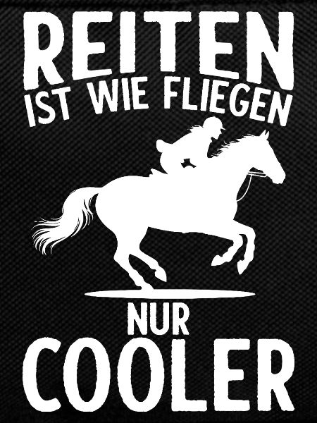 Riding is like flying, only cooler