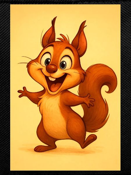 Sunny playful squirrel
