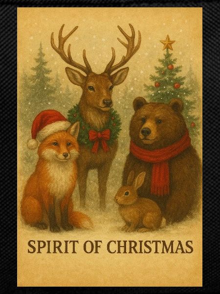Christmas friends: Deer, Fox and Bear