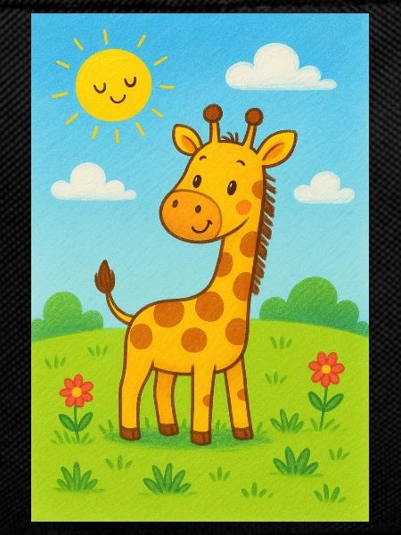Sunny Girafe in the Children's Meadow