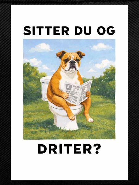 Chien qui chie