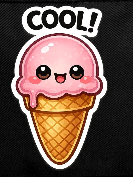 Kawaii Eiscreme Sticker
