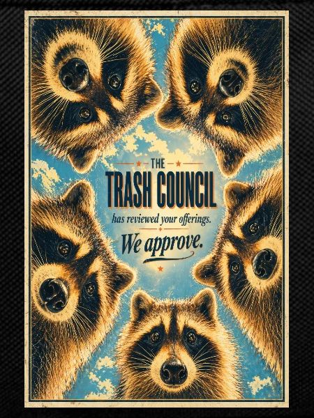 Raccoon Council Poster
