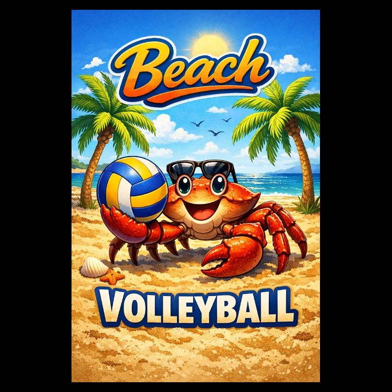Design d’été pour le volley-ball de plage