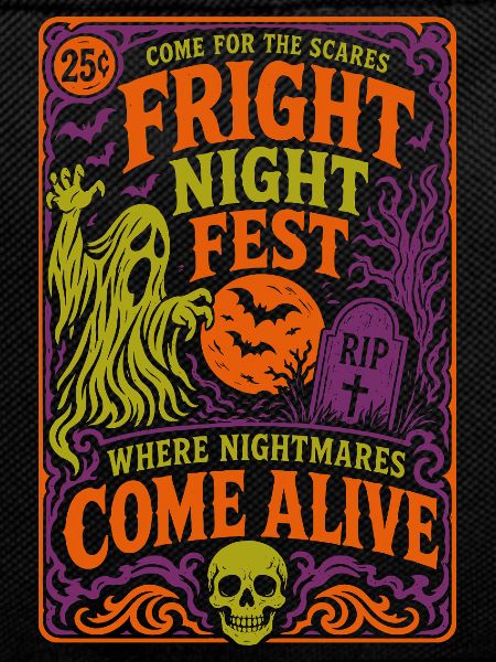 Fright Night Fest Halloween Ghost