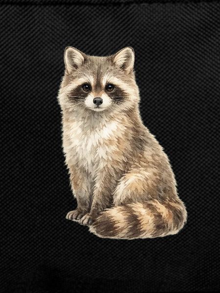 Raccoon in the dream forest