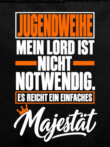 Jugendweihe Majestät mit Krone