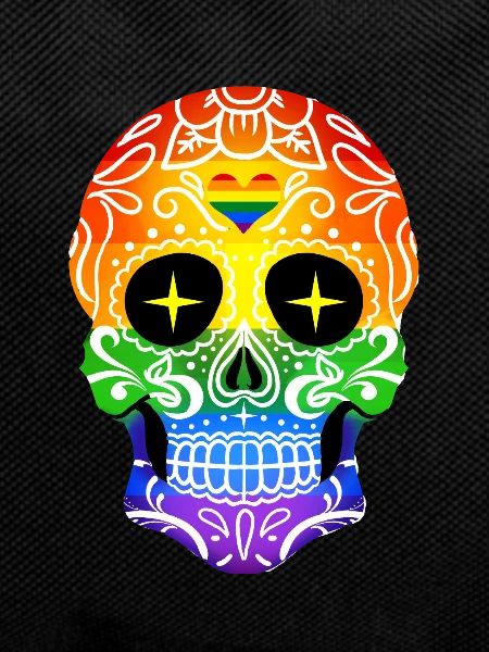 Sugar Skull Gay Pride