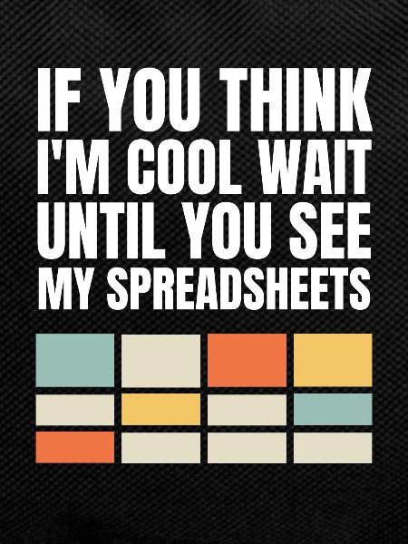 Funny Actuary Statistician Love Spreadsheets