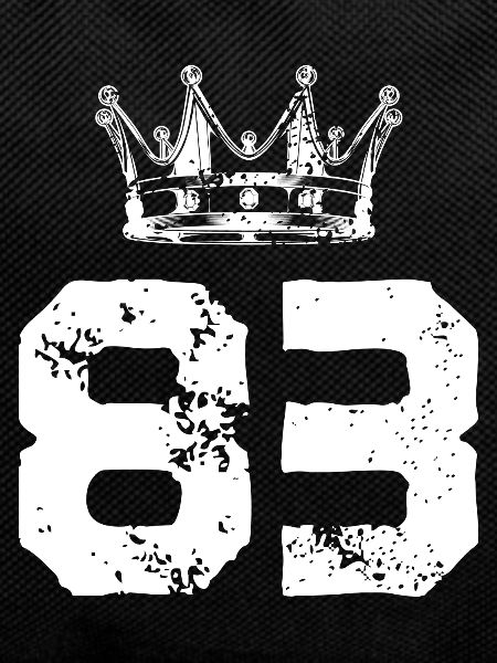 83 Number crown