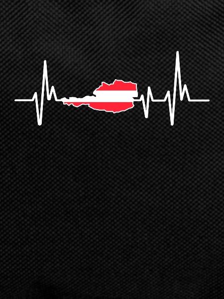 Heartbeat Design Austrian Flag Austria