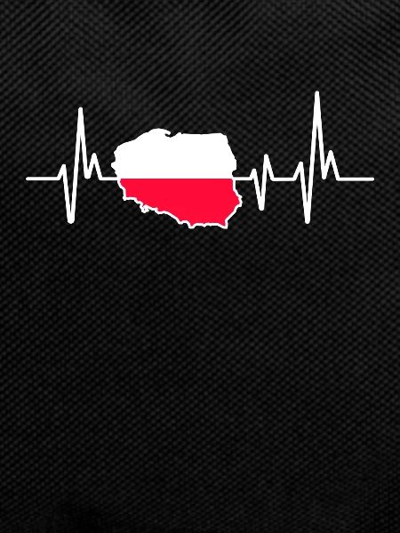 Heartbeat Design Polish Flag Poland