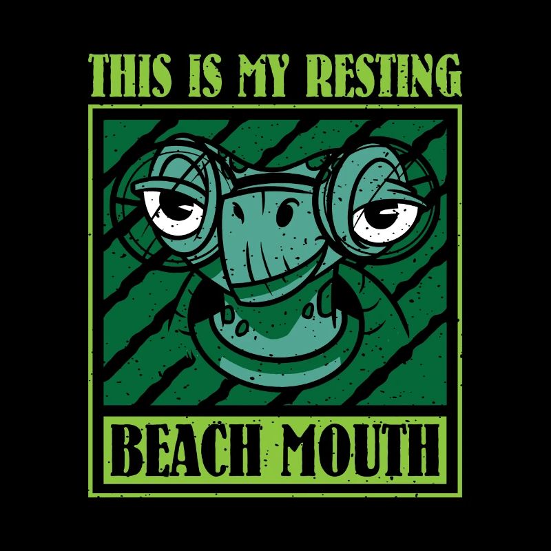 This is my resting beach mouth