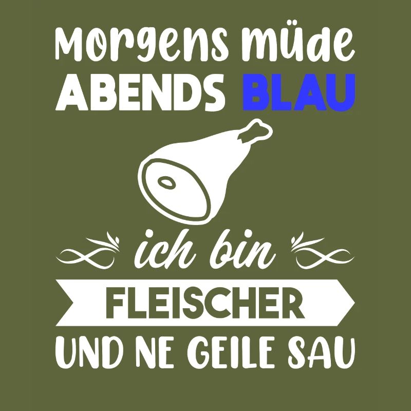 Morgens Müde Abends Blau Fleischer