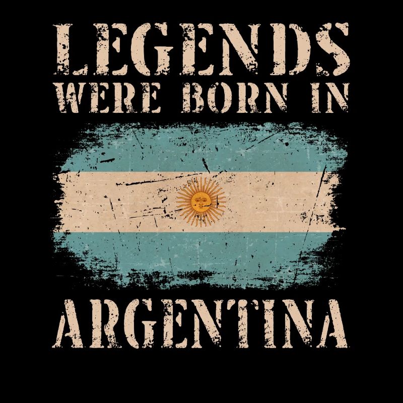 Vintage Design Drapeau Argentin Argentine
