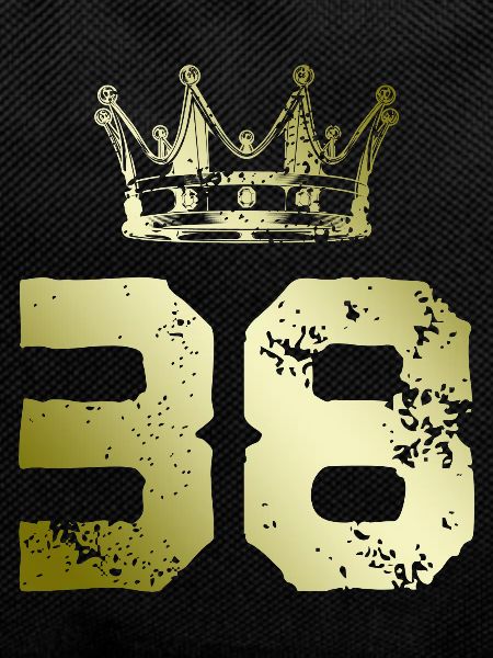 38 Number crown