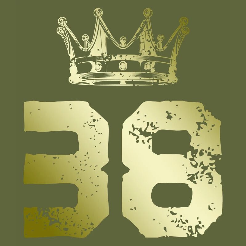 38 Number crown