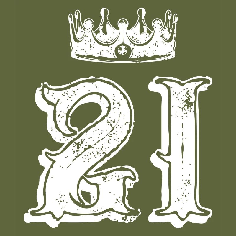 21 Number crown