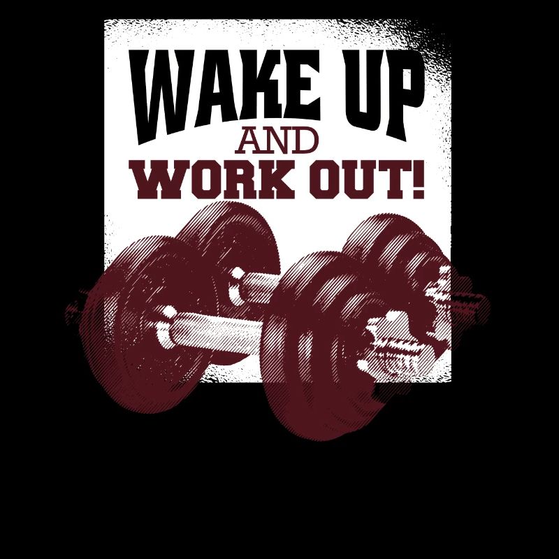 Wach Auf Und Trainiere Training Bodybuilder