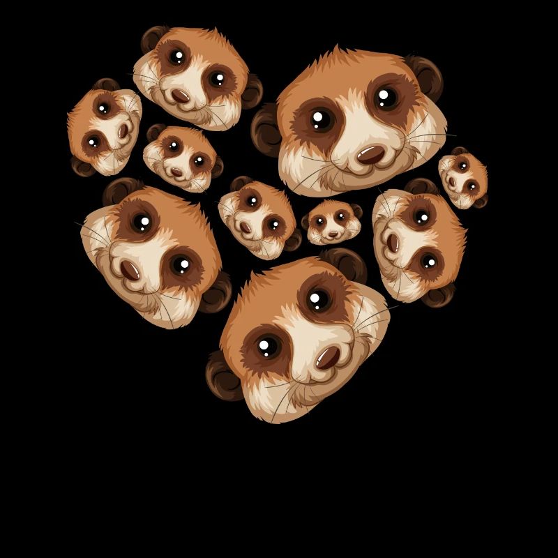 Herz Erdmännchen