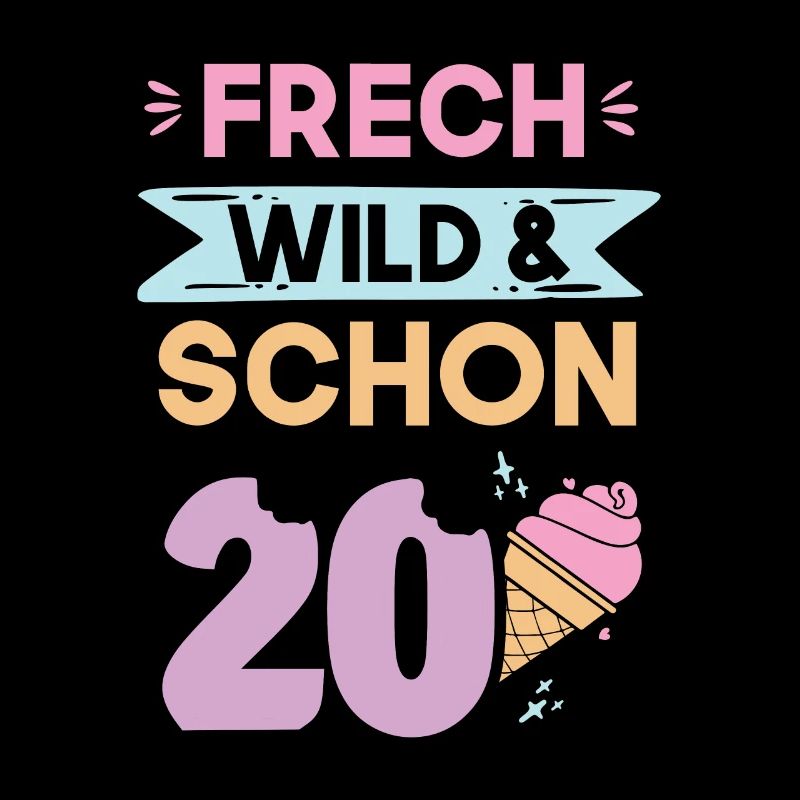 Geschenk 20 Jahre Geburtstag Eis essen