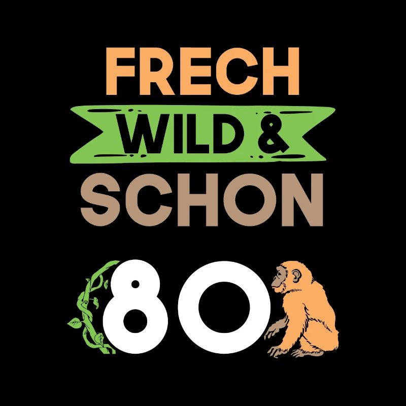 Geschenk 80 Jahre Geburtstag Affe