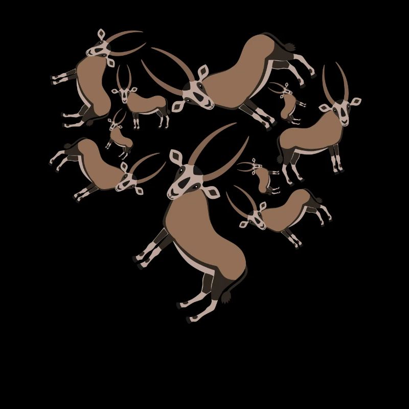 Herz Spießbock Steinbock