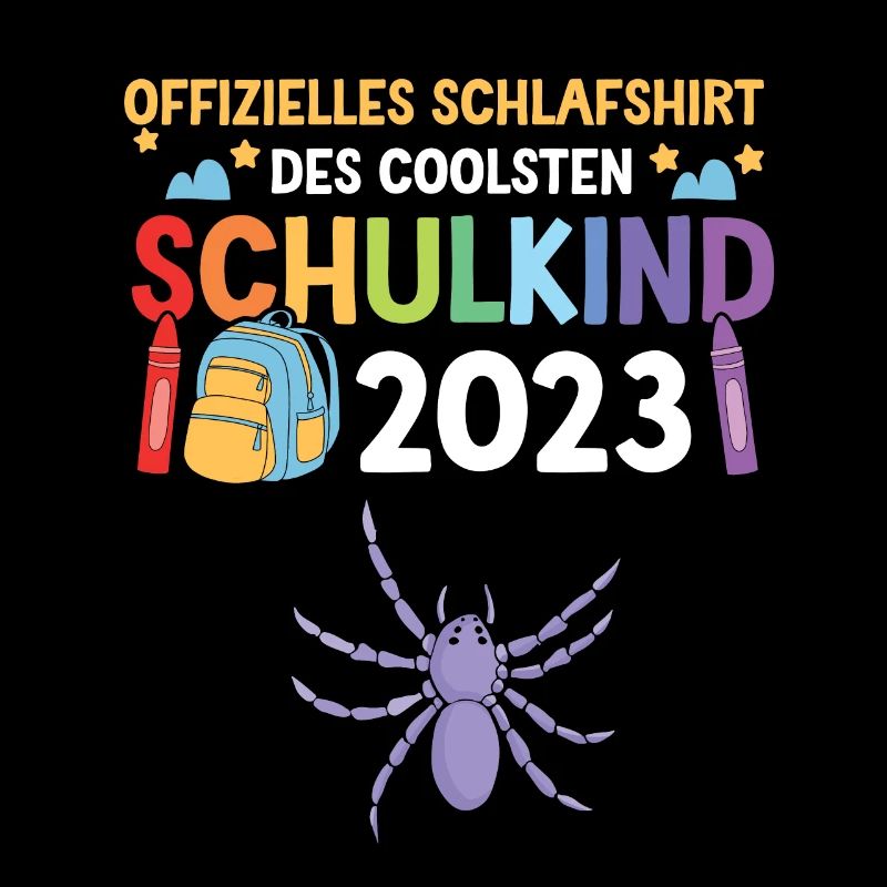 Spinne Schulanfang Schulkind 2023