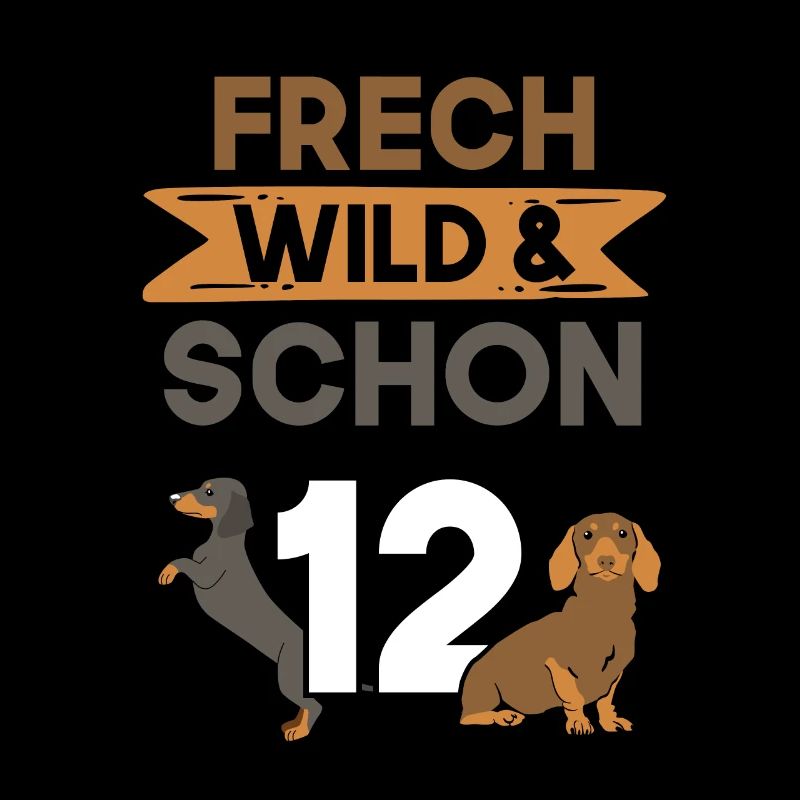 12 Jahre Geburtstag Junge Mädchen Dackel