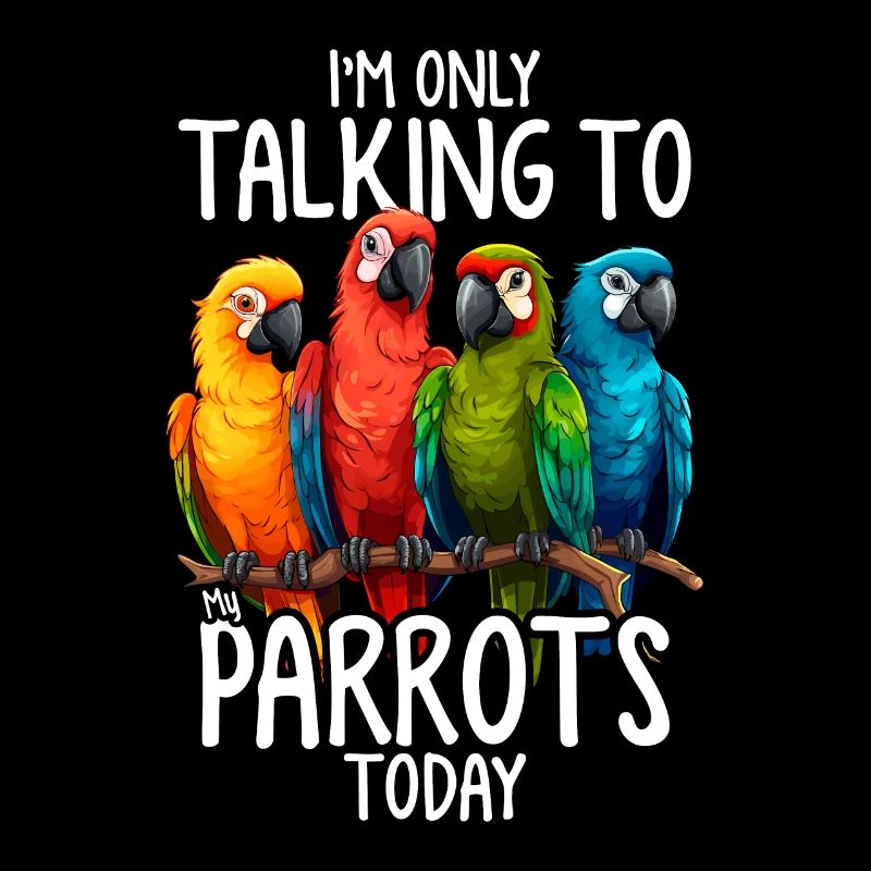 Parrot Talking Funny Parrot Bird Enthusiast