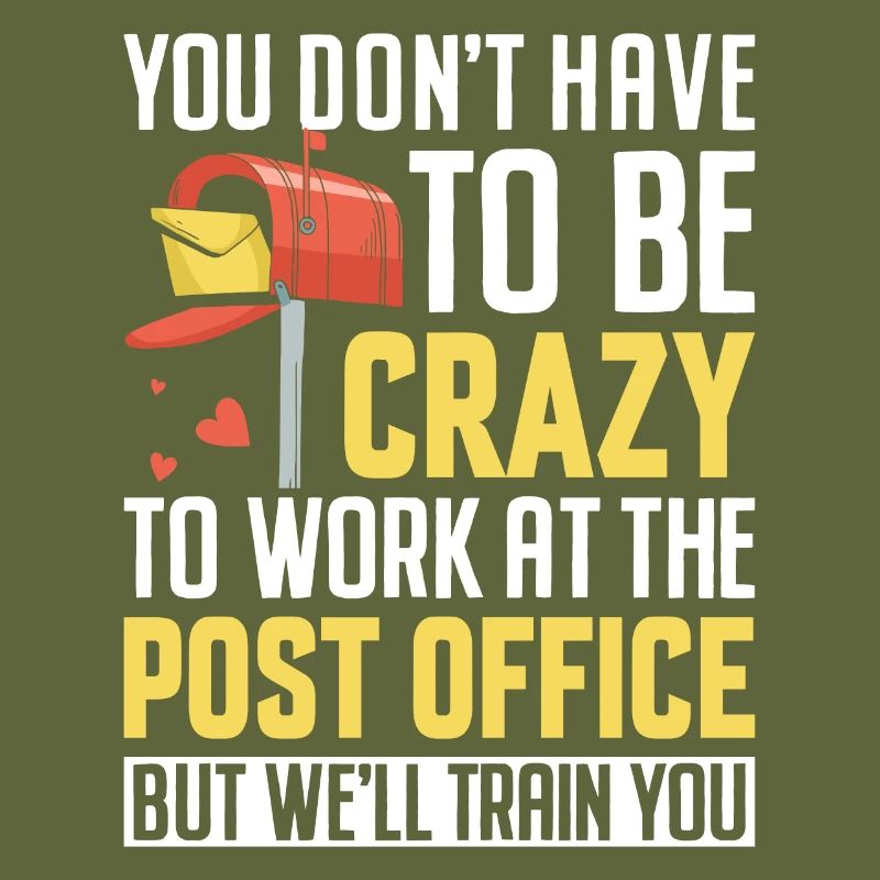 Drôle de bureau de poste Service postal Mailman nous