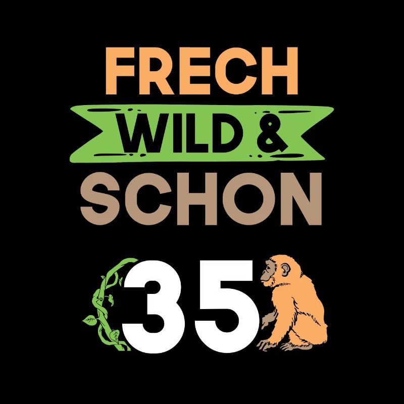 Geschenk 35 Jahre Geburtstag Affe