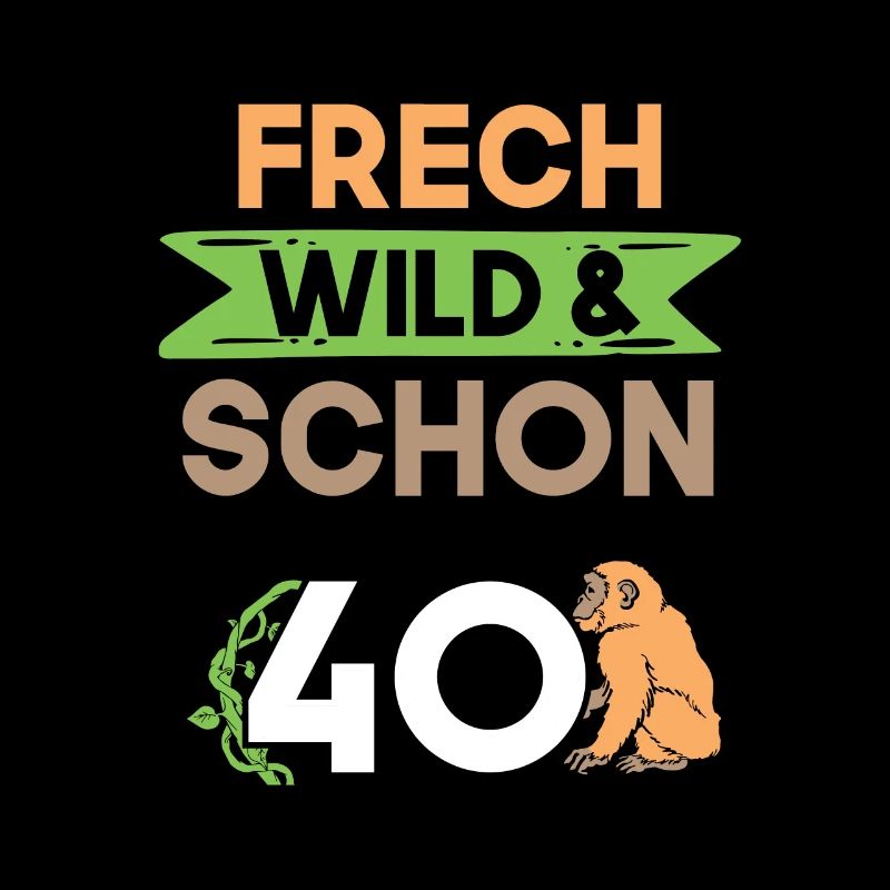 Geschenk 40 Jahre Geburtstag Affe
