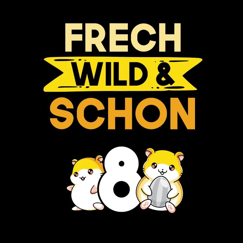 8 Jahre Geburtstag Junge Mädchen Hamster