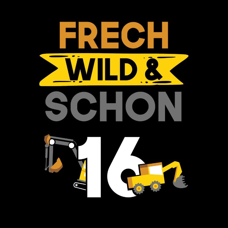 16 Jahre Geburtstag Bagger