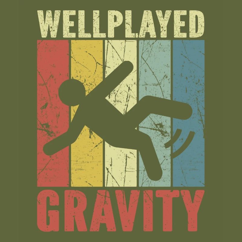 Bien joué Gravity Broken Bone Retro Vintage