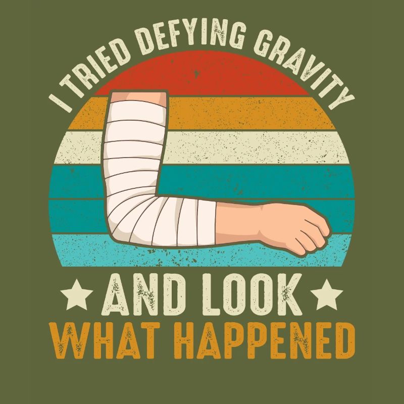 Gravity Broken Bone Slip and Fall Accident Injury