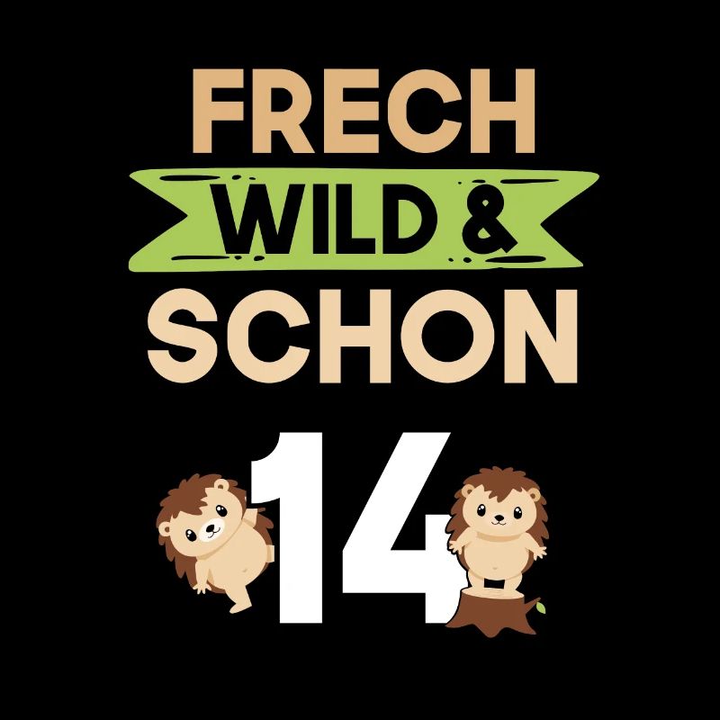 14 Jahre Geburtstag Junge Mädchen Igel